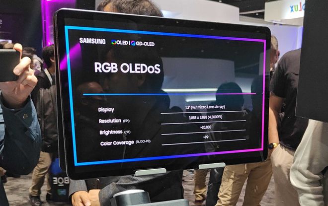 VR设备【元宇宙】三星展现用于假造理想的 OLED 手艺像素密度达 5000PP(图4)